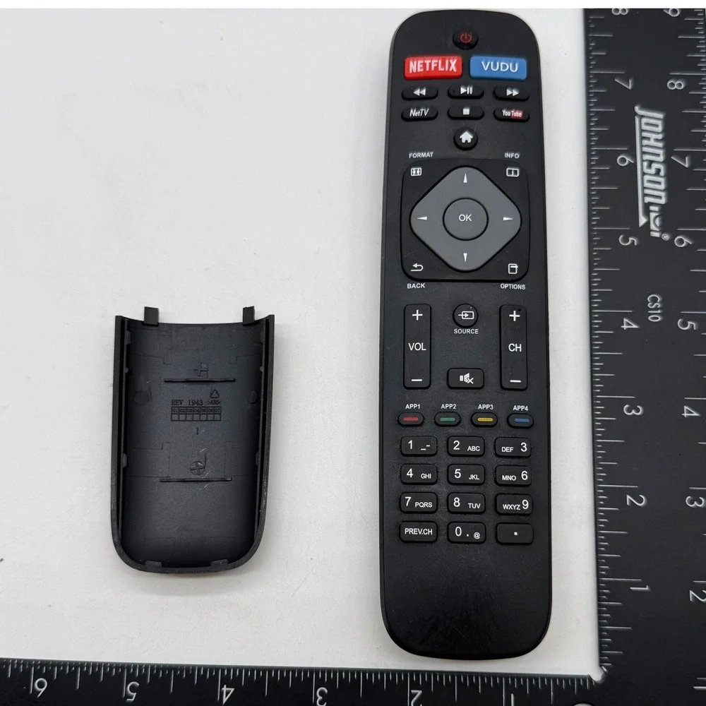 Philips Remote Control with Netflix Vudu YouTube‎ Buttons